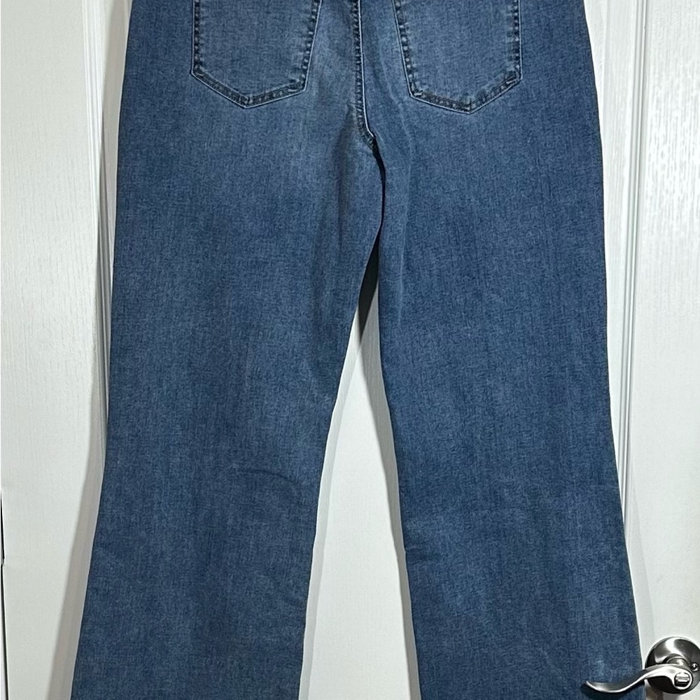 NWT—Celebrity Pink Dark Blue Slouchy Flare Jeans - Picture 2 of 5